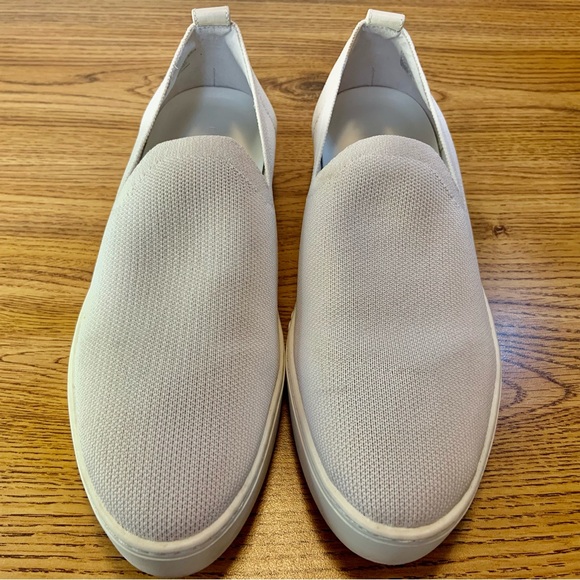 Banana Republic Ivory Knit Slip On Sneakers Size 8.5M Comfort Classic - Picture 6 of 13